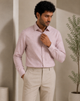 Pink Premium Jacquard Shirt