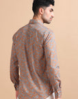 Floral Rust Shirt EOSS