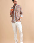 Floral Rust Shirt EOSS