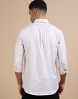 Pink Premium Stripe Casual Shirt EOSS