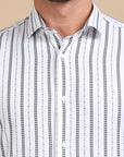 Black White Stripe Shirt