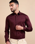 Maroon Stretch Premium Shirt