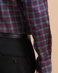 Premium Burgundy Checkered Shirt EOSS