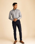 Steel Grey Check Shirt EOSS