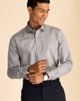 Steel Grey Check Shirt EOSS