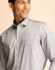 Steel Grey Check Shirt EOSS
