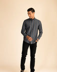 Charcoal Stripe Shirt EOSS