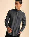 Charcoal Stripe Shirt EOSS