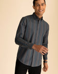 Charcoal Stripe Shirt EOSS