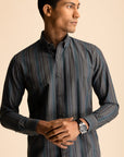 Charcoal Stripe Shirt EOSS