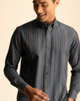 Charcoal Stripe Shirt EOSS
