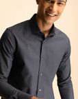 Charcoal Houndstooth Shirt EOSS