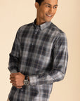 Grey Button-Down Check Shirt EOSS