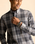 Grey Button-Down Check Shirt EOSS