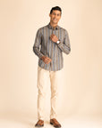 Brown Stripe Shirt EOSS
