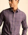 Plum Check Shirt