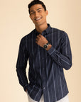 Navy Stripe Shirt EOSS