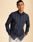 Navy Stripe Shirt EOSS