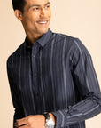 Navy Stripe Shirt EOSS