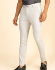 Cream 4 Way Stretch Port Pants