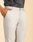 Cream 4 Way Stretch Port Pants