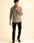 Brown Check Shirt EOSS
