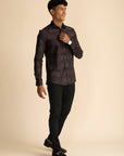 Brown Aztec Shirt EOSS