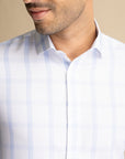 Executive Classic Sky Plaid Shirt
