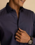 Graphite Sateen Shirt