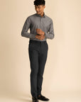 Dark Grey Formal Trousers