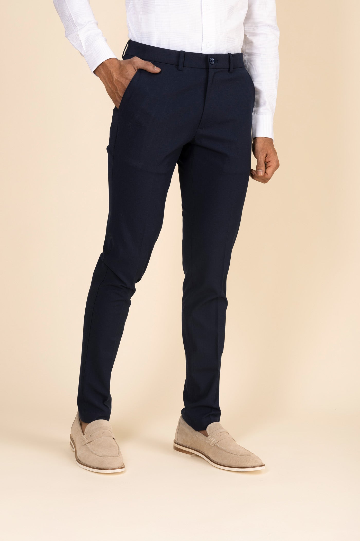 Navy Formal Trousers - Main Image