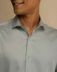 Sage Sateen Shirt