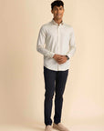 Cream Melange Shirt