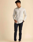 Cream Melange Shirt