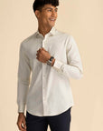Cream Melange Shirt