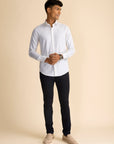 Pale Yellow Micro Dot Shirt EOSS