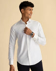 Pale Yellow Micro Dot Shirt EOSS