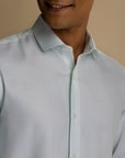 Pale Mint Micro Dot Shirt