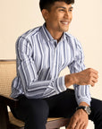 Galaxy Stripe Navy Shirt EOSS