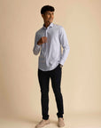 Light Grey Sateen Shirt