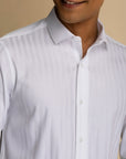 James Stripe White Shirt EOSS