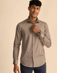 Brown Melange Shirt
