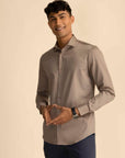Brown Melange Shirt