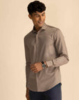 Brown Melange Shirt