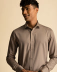 Brown Melange Shirt