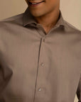 Brown Melange Shirt