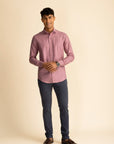 Pink Melange Shirt