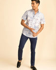 Navy 4 Way Stretch Port Pants
