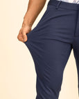 Navy 4 Way Stretch Port Pants