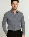 Structured Navy Occassion Shirt